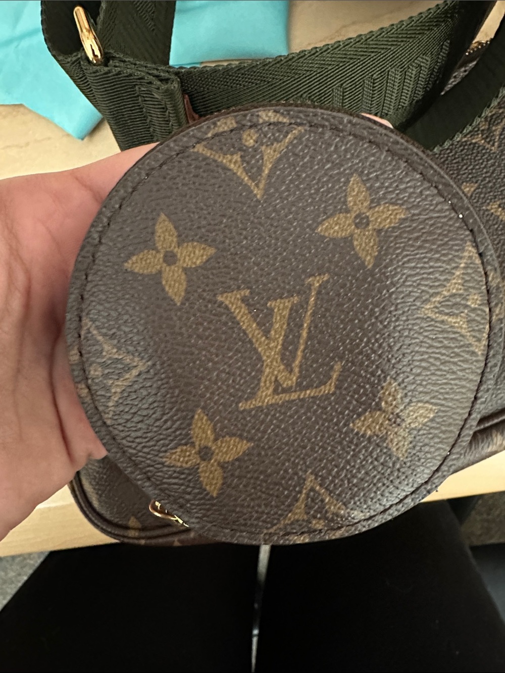 Authentic Louis Vuitton Multi Pochette Accessoires Khaki Full Set - Picture 15 of 17